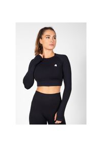 GORILLA WEAR - Hilton Bezszwowe Długi rękaw - Czarny. Kolor: czarny. Długość rękawa: długi rękaw. Długość: długie. Sport: fitness