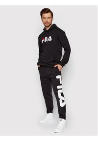 Fila Spodnie dresowe Unisex Bronte FAU0069 Czarny Regular Fit. Kolor: czarny. Materiał: bawełna #11