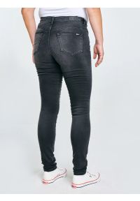 Big-Star - Jeansy damskie skinny z przetarciami czarne Adela 961. Kolor: czarny #4
