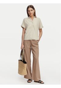 only - ONLY Spodnie materiałowe Laris 15364313 Beżowy Relaxed Fit. Kolor: beżowy. Materiał: wiskoza #8