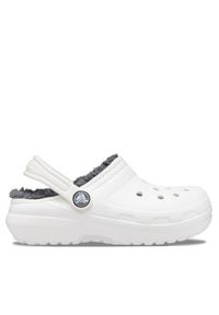 Crocs Klapki Classic Lined Clog Kids 207010 Biały. Kolor: biały #1