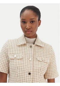 Morgan Bluzka 252-VENU.F Beżowy Regular Fit. Kolor: beżowy. Materiał: bawełna #2