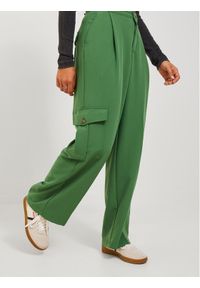 JJXX Spodnie materiałowe 12238354 Zielony Regular Fit. Kolor: zielony. Materiał: materiał, syntetyk