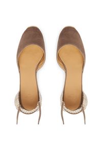 Castañer Espadryle Carina 21741 Brązowy. Kolor: brązowy. Materiał: skóra, zamsz #6
