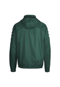 Kurtka ortalionowa sportowa dla dorosłych Hummel Core Spray Jacket. Kolor: wielokolorowy, biały, zielony