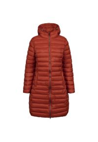 TRESPASS - Kurtka Damska Dorothea Padded Jacket. Kolor: pomarańczowy. Materiał: puch. Sport: turystyka piesza #1