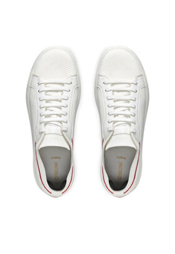 Geox Sneakersy U Baltmoore U55LDD 06KBU C1000 Biały. Kolor: biały. Materiał: materiał