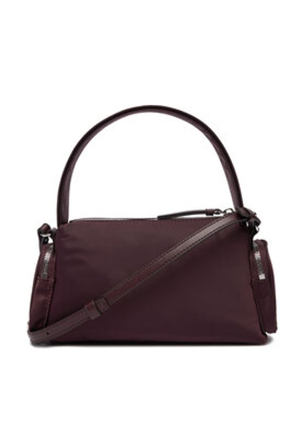 Calvin Klein Torebka Pocket Nylon Bag W/ Strap LV04F3132G Bordowy. Kolor: czerwony