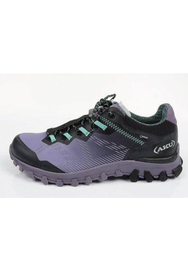 Buty trekkingowe Gore-tex damskie Aku Levia. Kolor: fioletowy. Materiał: tkanina. Szerokość cholewki: normalna