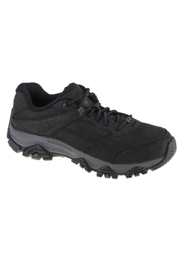 Buty Merrell Moab Adventure 3 M J003805 czarne. Zapięcie: sznurówki. Kolor: czarny. Materiał: materiał, syntetyk, skóra. Szerokość cholewki: normalna