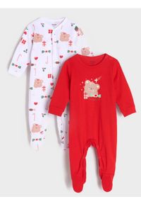 Sinsay - Pajacyki 2 pack - biały. Kolor: biały. Styl: wizytowy #1