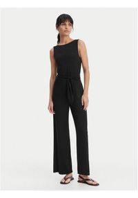 Emporio Armani Kombinezon EW003412 AF20240 UC001 Czarny Regular Fit. Kolor: czarny. Materiał: wiskoza #1