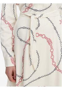 TOMMY HILFIGER - Tommy Hilfiger Sukienka koktajlowa WW0WW44664 Biały Regular Fit. Kolor: biały. Materiał: wiskoza, satyna. Styl: wizytowy #2