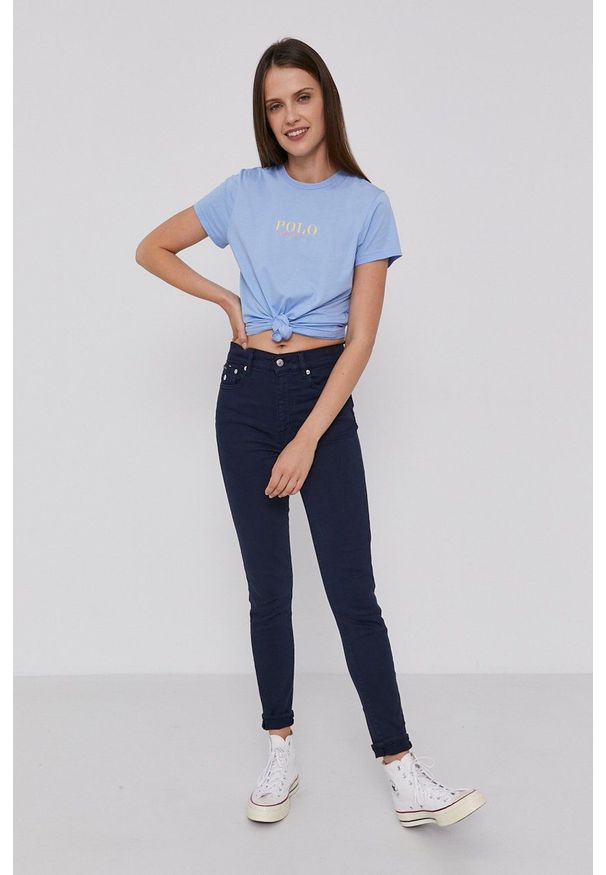 Polo Ralph Lauren - Jeansy. Stan: podwyższony. Kolor: niebieski