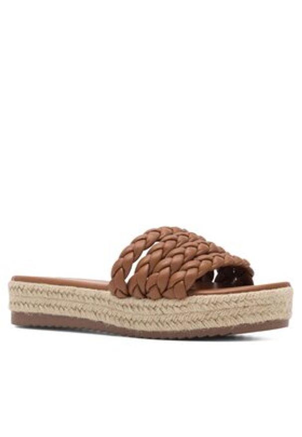 DeeZee Espadryle INCREDIBLE KL-E8875-2 Brązowy. Kolor: brązowy. Materiał: syntetyk