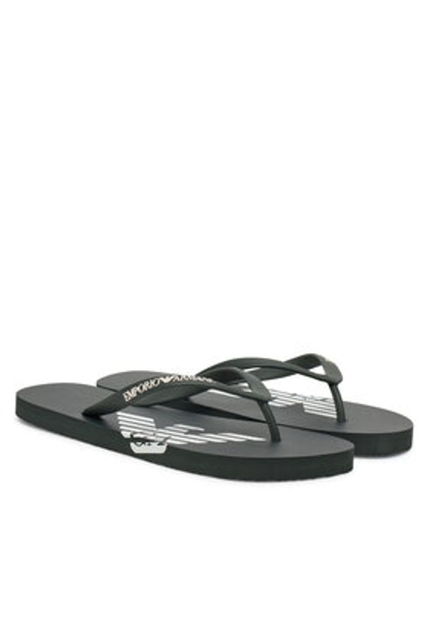 Emporio Armani Japonki XVQS08 XN746 U538 Kolorowy. Kolor: zielony. Wzór: kolorowy