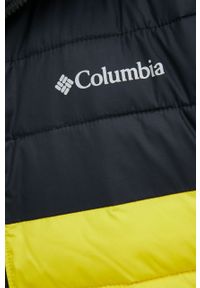 columbia - Columbia kurtka sportowa Powder Lite Hooded Jkt kolor żółty zimowa 1693931. Typ kołnierza: kaptur. Kolor: żółty. Materiał: syntetyk, skóra, puch, materiał. Sezon: zima. Styl: sportowy #2