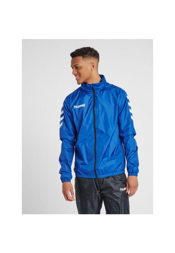 Kurtka ortalionowa sportowa dla dorosłych Hummel Core Spray Jacket. Kolor: niebieski. Sport: piłka ręczna