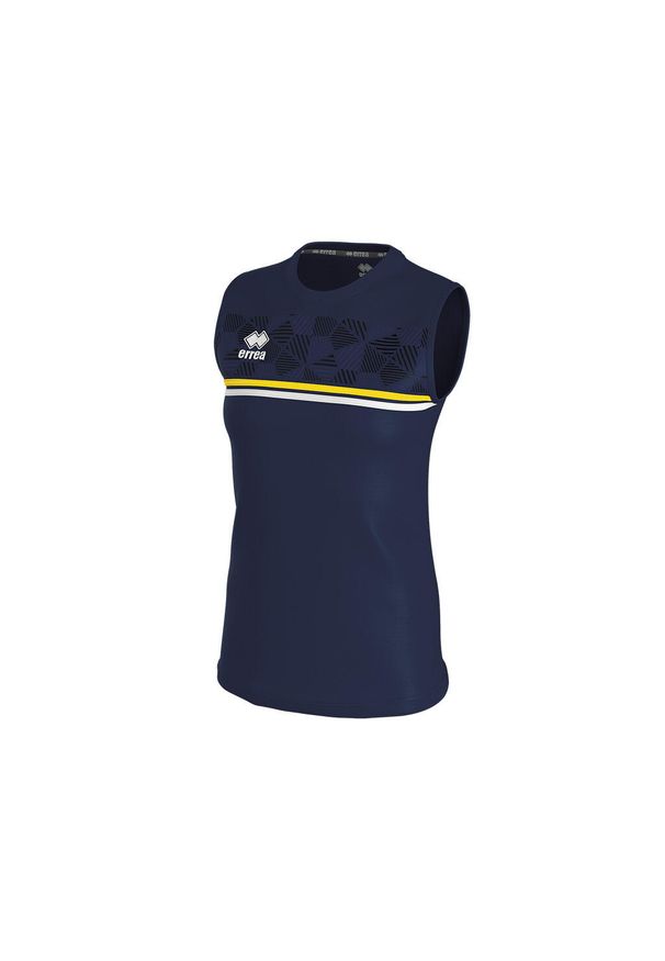 ERREA - Ornat damski Errea divina. Kolor: żółty, niebieski, wielokolorowy. Długość rękawa: bez rękawów. Styl: elegancki