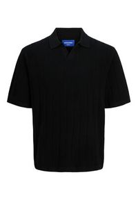 Jack & Jones Sweter Varenna 12272578 Czarny Relaxed Fit. Kolor: czarny. Materiał: bawełna #4