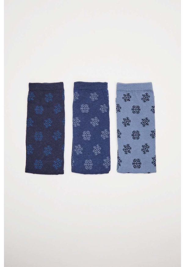 Women Secret - Women'secret skarpetki winter 3-pack damskie kolor szary. Kolor: szary