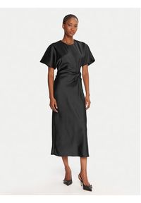 Rinascimento Sukienka koktajlowa CFC0125718003 Czarny Regular Fit. Kolor: czarny. Materiał: syntetyk. Styl: wizytowy #5