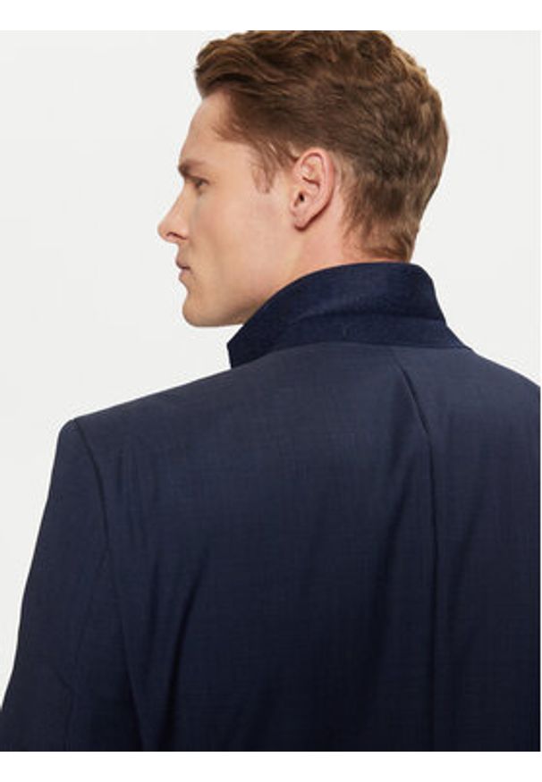 BOSS - Boss Garnitur Jeckson/Lenon2 50432981 Granatowy Regular Fit. Kolor: niebieski. Materiał: wełna