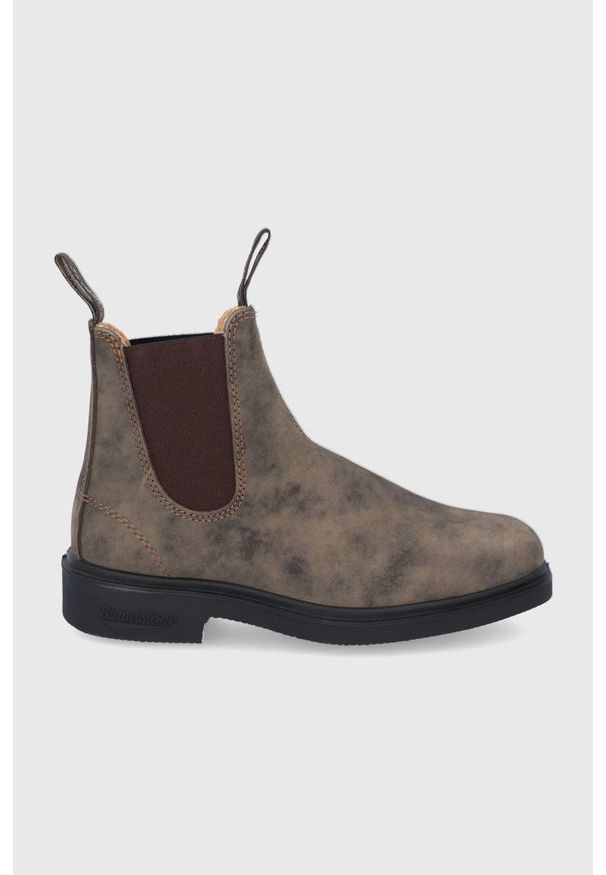 Blundstone - Sztyblety skórzane 1306. Nosek buta: okrągły. Kolor: brązowy. Materiał: skóra