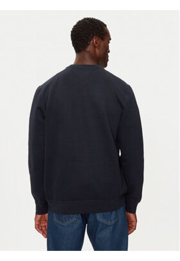 TOMMY HILFIGER - Tommy Hilfiger Bluza Essential MW0MW37232 Granatowy Regular Fit. Kolor: niebieski. Materiał: bawełna, syntetyk