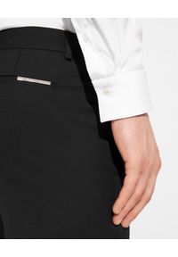Les Hommes - LES HOMMES - Czarne spodnie ze ściągaczami. Kolor: czarny. Długość: długie #2
