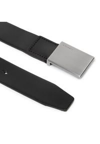 Calvin Klein Pasek Męski Formal Plaque Belt 3.5cm K50K504309 Czarny. Kolor: czarny. Materiał: skóra