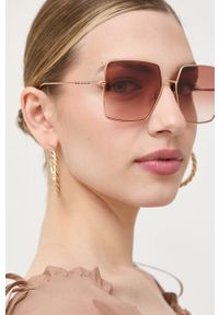 Burberry okulary przeciwsłoneczne damskie kolor różowy. Kolor: różowy #3