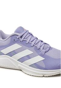 Adidas - adidas Buty halowe Court Team 2.0 JR0740 Fioletowy. Kolor: fioletowy. Materiał: materiał #3