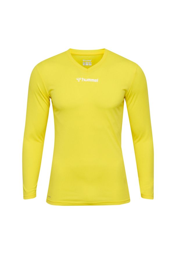 Koszulka z długim rękawem Hummel BL Essential. Kolor: żółty, czarny, wielokolorowy. Długość rękawa: długi rękaw. Długość: długie. Sport: piłka ręczna