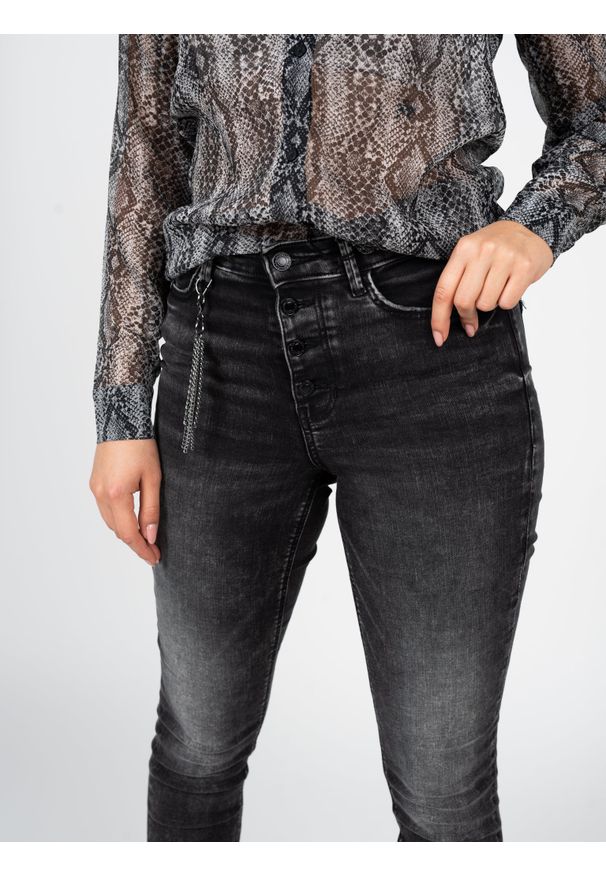 Guess Spodnie Jeansowe | W2RA28D4KC1 | Kobieta | Czarny. Kolor: czarny. Materiał: poliester, bawełna, elastan. Styl: elegancki