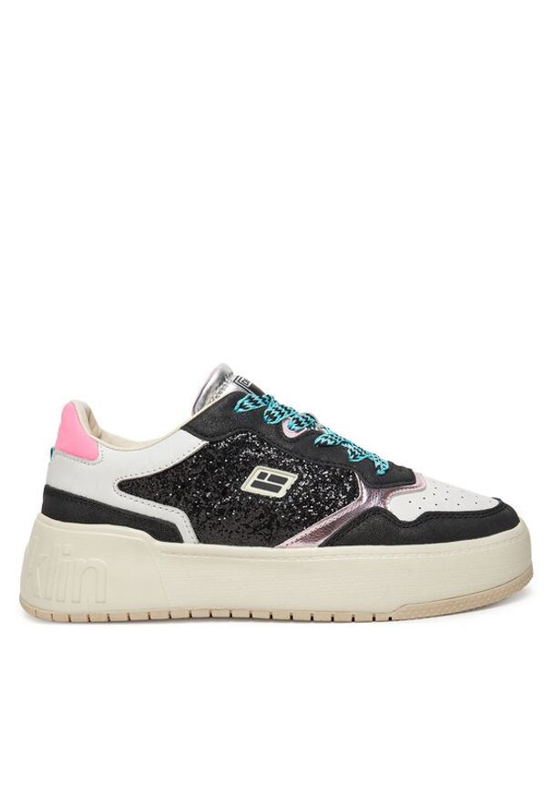 D.Franklin Sneakersy DFSH321096 Czarny. Kolor: czarny. Materiał: skóra