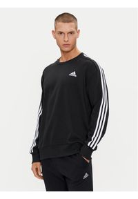 Adidas - adidas Bluza Essentials IC9317 Czarny Regular Fit. Kolor: czarny. Materiał: bawełna