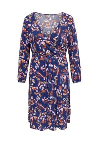 ONLY Carmakoma Sukienka codzienna 15284918 Niebieski Regular Fit. Okazja: na co dzień. Kolor: niebieski. Materiał: wiskoza. Typ sukienki: proste. Styl: casual