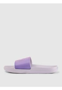 4f - 4F Klapki dziewczęce - fioletowe 33. Okazja: na co dzień. Kolor: fioletowy. Materiał: guma. Sezon: lato. Styl: wakacyjny, casual #1
