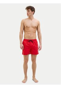 Jack & Jones - Jack&Jones Szorty kąpielowe Maui 12275129 Czerwony Regular Fit. Kolor: czerwony. Materiał: syntetyk #6