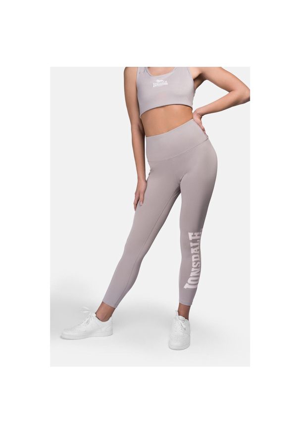 Damskie legginsy Lonsdale Semley. Kolor: wielokolorowy, szary, biały. Materiał: materiał