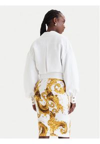 Versace Jeans Couture Kurtka przejściowa 80HAS410 N0432 Biały Loose Fit. Kolor: biały. Materiał: wiskoza #2