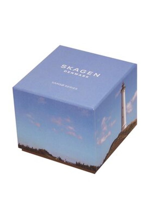 Skagen Zegarek SKW6871 Granatowy. Kolor: niebieski