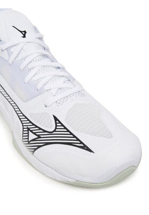 Mizuno Buty halowe Wave Mirage 5 X1GA2350 Biały. Kolor: biały. Materiał: skóra. Model: Mizuno Wave