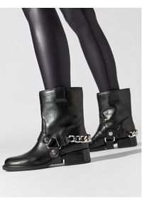 Guess Kowbojki Ruben FL7RUB LEA10 Czarny. Kolor: czarny. Materiał: skóra #7