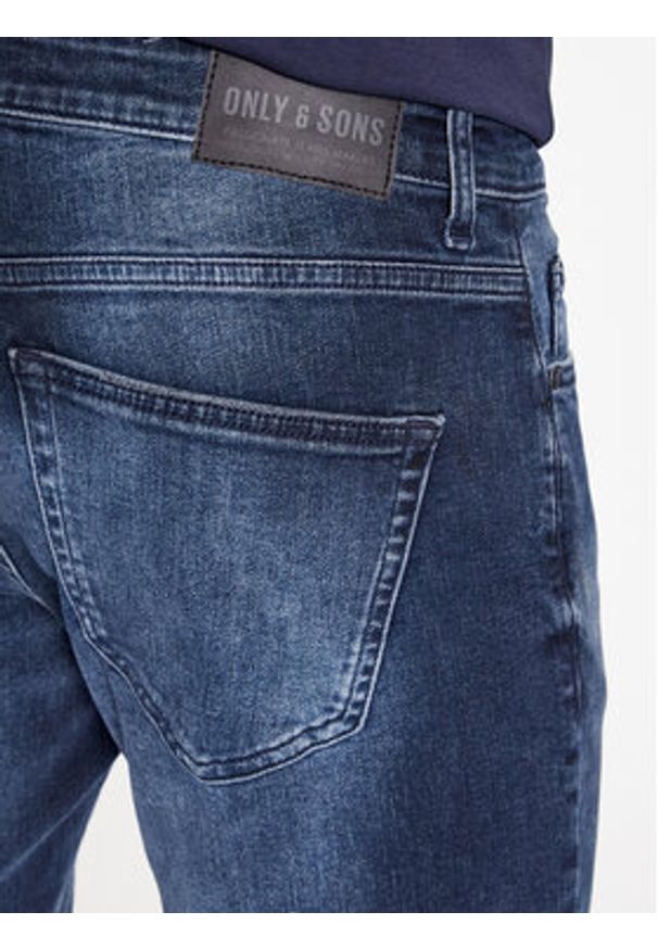 Only & Sons Jeansy Weft 22026463 Granatowy Slim Fit. Kolor: niebieski