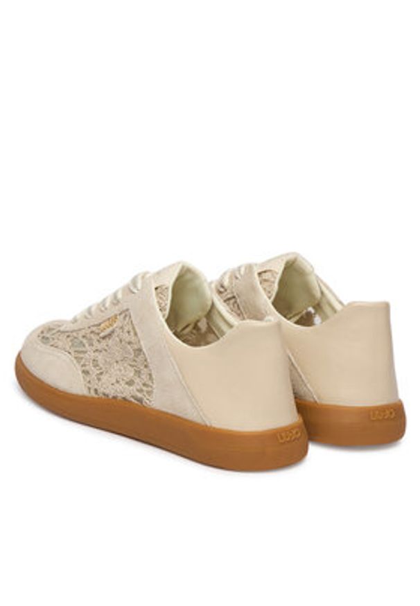 Liu Jo Sneakersy Connor 03 BA6071 TX541 Beżowy. Kolor: beżowy. Materiał: skóra, zamsz