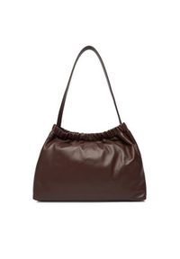 TOMMY HILFIGER - Tommy Hilfiger Torebka Soft Leather Shoulder Bag AW0AW18307 Bordowy. Kolor: czerwony. Materiał: skórzane #2