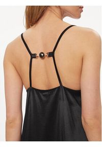 Fracomina Sukienka letnia FS24SD3006W45101 Czarny Loose Fit. Kolor: czarny. Materiał: wiskoza. Sezon: lato #4