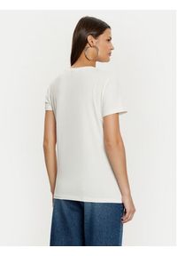 Guess T-Shirt V3BI11 J1314 Écru Regular Fit. Materiał: bawełna